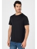 super.natural vielseitiges Merino-Tee in schwarz