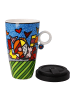 Goebel Künstlertasse mit Deckel " Romero BRITTO Love " in Love