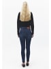 OXXO Röhrenhose MID BLUE DENIM