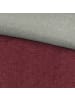 Biberna buntgewebt, Melange-Flanell Wendebettwäsche in dunkelrot