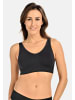 Teyli Nahtloses Top Still-BH Still Bh Top in schwarz