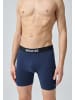 SNOCKS Lange Boxershorts Mix (Rot/Olive/Blau) 6 Stück