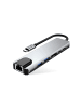 TechProtect HB02 6in1 USB-C Hub HDMI LAN PD100W