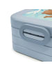 Mr. & Mrs. Panda MEPAL Bentobox Bär Flugzeug Design mit Spruch in Blau Pastell