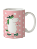 Mr. & Mrs. Panda Kaffeetasse Einhorn Joker ohne Spruch in Rot Pastell