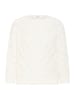 b. young Strickpullover BYNAJO Loose fit in Marshmallow
