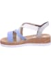 rieker Keilsandalette in blau