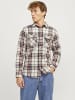 Jack & Jones Flanellhemd in Mocha Bisque