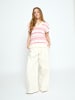 Peppercorn Top in Whitecap Creme Jacq.