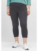 sheego Leggings in anthrazit meliert