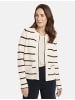 Gerry Weber Jacke Strick in Ecru/Weiss/Blau Ringel