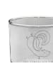 Mr. & Mrs. Panda Whiskey Glas Stinktier Handstand mit Spruch in Transparent