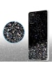 cadorabo Hülle für Samsung Galaxy A41 Glitter in Schwarz mit Glitter