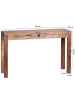 KADIMA DESIGN Konsolentisch MUMBAI Massivholz Konsole mit 1 Schublade in Akazie