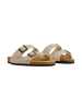 Plakton Barna Leder-Pantoletten Beige