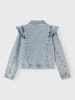 name it Jeansjacke in Light Blue Bleached Denim