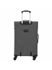 D&N Travel Line 6704 - 4-Rollen-Trolley M 65 cm erw. in grau