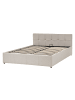 Beliani Doppelbett LAURESSES in Beige - (W) 148 x (H) 76 x (L) 214 cm