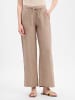 MAC HOSEN Leinenhose Chiara Belt in taupe
