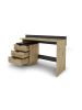 byLiving Schreibtisch Belfast in Artisan Eiche / Anthrazit - (B)138 x (H)83,5 x (T)51,5cm