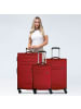 Worldpack Chicago 4 Rollen Kofferset 3-teilig mit Dehnfalte dark-red