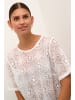 Kaffe Kurzarm-Bluse KAraula Regular fit in Chalk