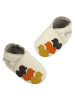 Bemesu  Lauflernschuhe Leder handgefertigt flexible Sohle Cremefarbenes Entchen