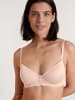 Calida T-Shirt-BH in lace parfait pink