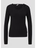 QS T-Shirt in 9999_schwarz