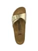 Birkenstock Sandale Madrid Birko-Flor Schmal in gold