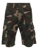 Urban Classics Cargo Shorts in wood camo