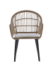 Beliani 7-tlg Gartentisch Set ALIANO II in /Beige/Schwarz