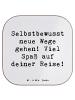Mr. & Mrs. Panda Untersetzer Glas Spruch Alleine Reisen unterneh... in Weiß