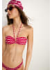 LSCN BY LASCANA Bandeau-Bikini-Top in pink waves