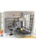 58 aufm Kessel HOCHBETT Karolina 208x175x105/206 aus Massivholz in grau