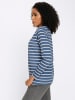 Sieh an! Ringelshirt in jeansblau-ecru-geringelt