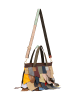 IZIA Women Tote Bag in Green Multicolor