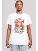 F4NT4STIC T-Shirt Tom und Jerry Rocket Prank in weiß