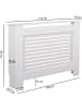 KADIMA DESIGN Design Heizkörperverkleidung WL5.745 Matt Lackiert 112x82x19 cm,