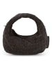 Les Visionnaires Greta Micro weave Handtasche Leder 20 cm in dark brown 1