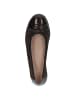 Caprice Ballerina in BRN CROCO COMB