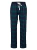 Happy Shorts Pyjamahose Christmas in navy green check/gingerbreadmen