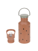 Lässig Edelstahl-Trinkflasche 500 ml - Happy Prints in braun