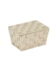 relaxdays 2 x Aufbewahrungskorb in Beige - (B)19,5x (H)10,5 x (T)14,5 cm