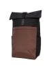 Doughnut Jetpack Go Wild 22 - Rolltop Rucksack 48-68 cm erw. (black x brown) in black x brown
