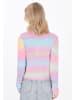 myMo Cardigan in pink multicolor