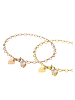 PURELEI Armband-Set Endless Love Bicolor/ Gold/Rosegold
