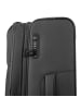 Pack Easy GoUp 4 Rollen Trolley M 65 cm mit Dehnfalte schwarz