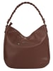 Samantha Look Handtasche echt Leder in braun
