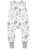 TupTam Baby Ganzjahresschlafsack mit Beinen 2,5 Tog in weiß/beige